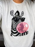 Zebra Bubblegum Graphic Tee