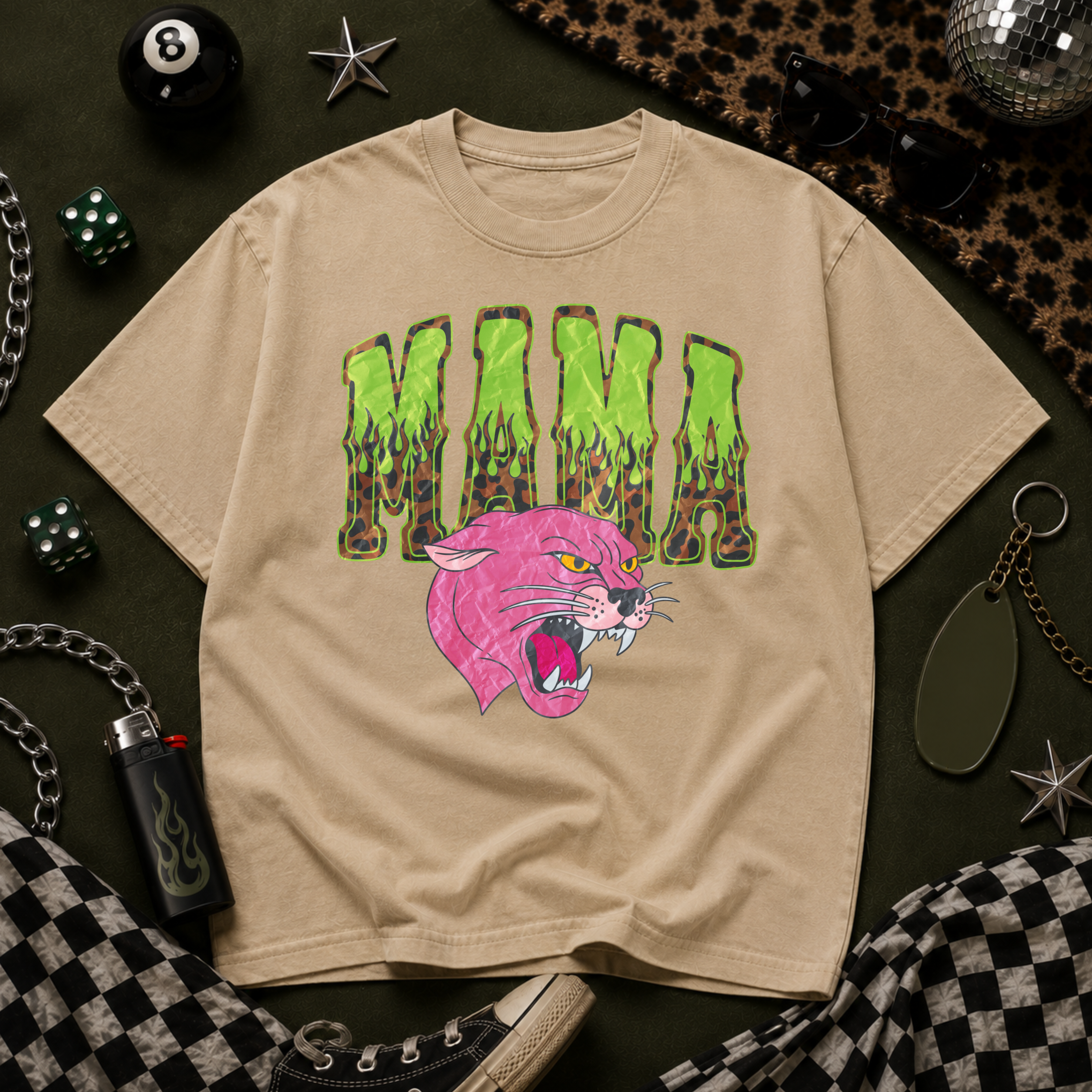 Pink Panther Mama Graphic Tee
