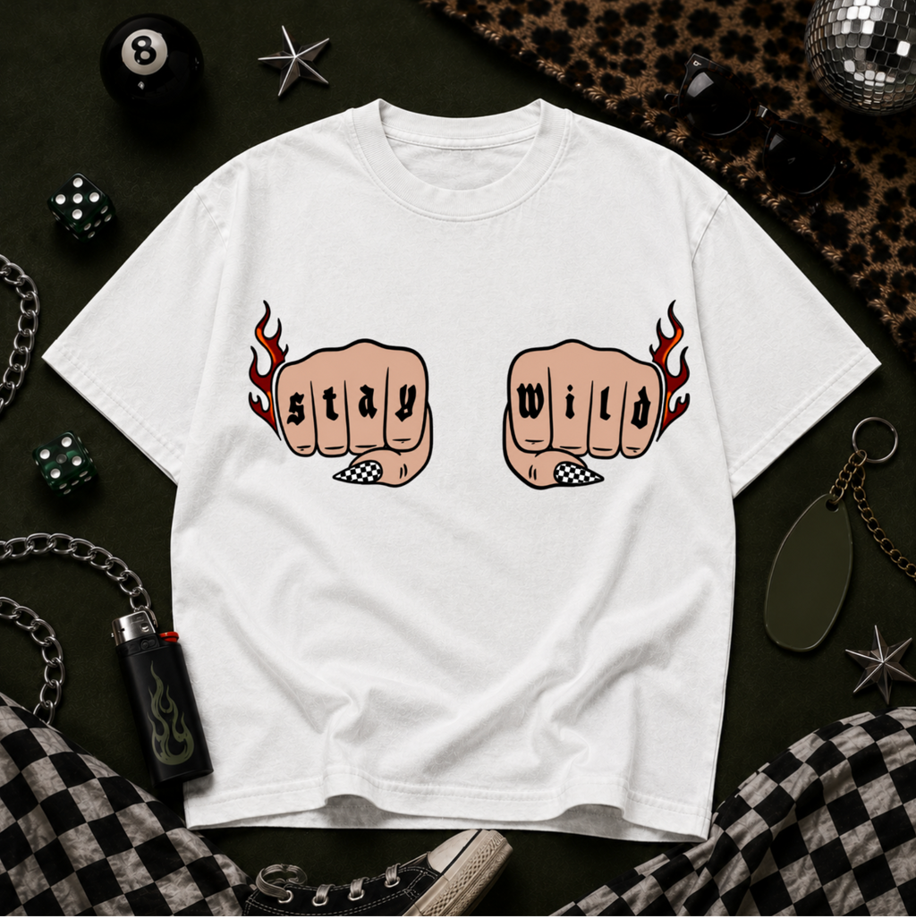 Stay Wild Hands Fair Graphic Tee