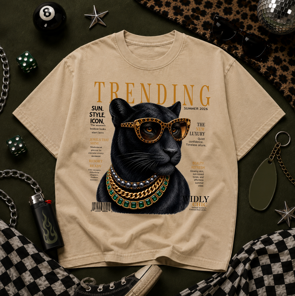 Trending Panther Graphic Tee