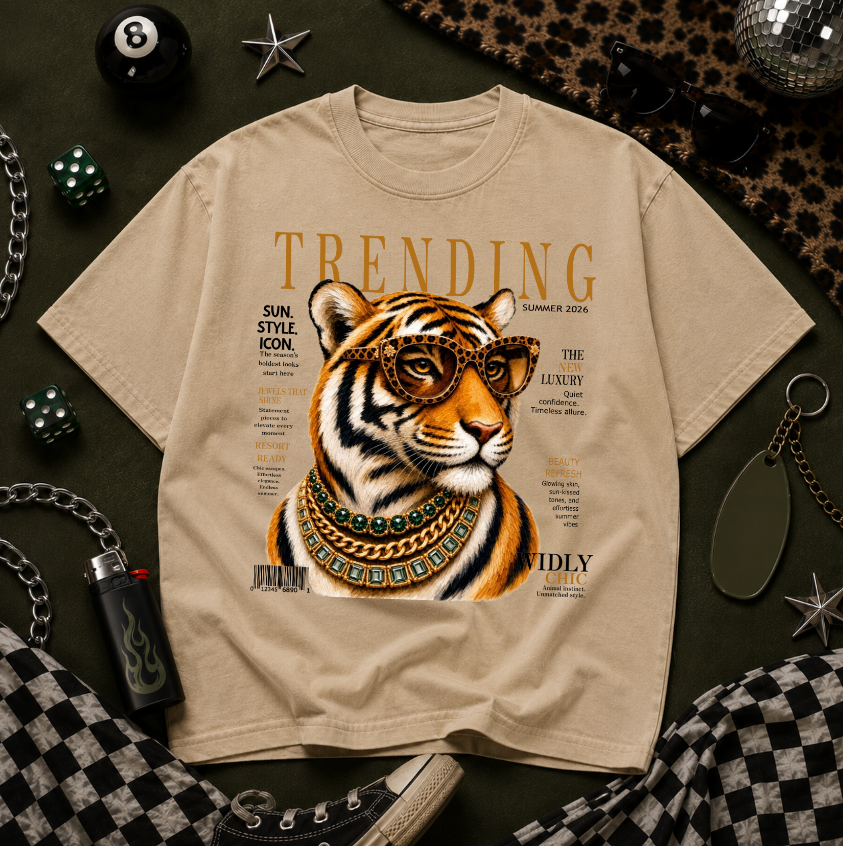 Trending Tiger Graphic Tee