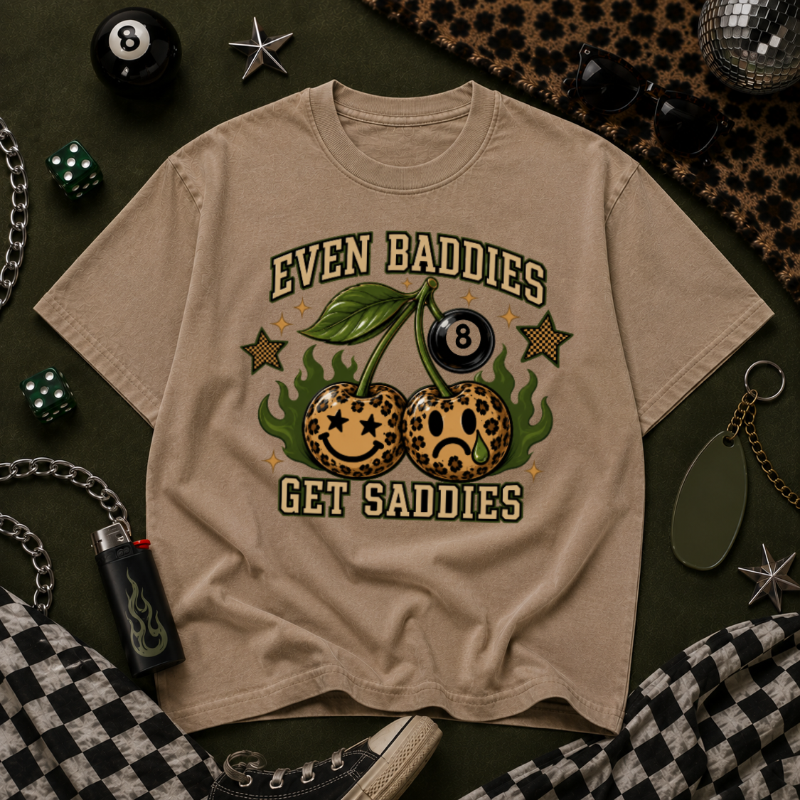 Baddies Saddies Graphic Tee