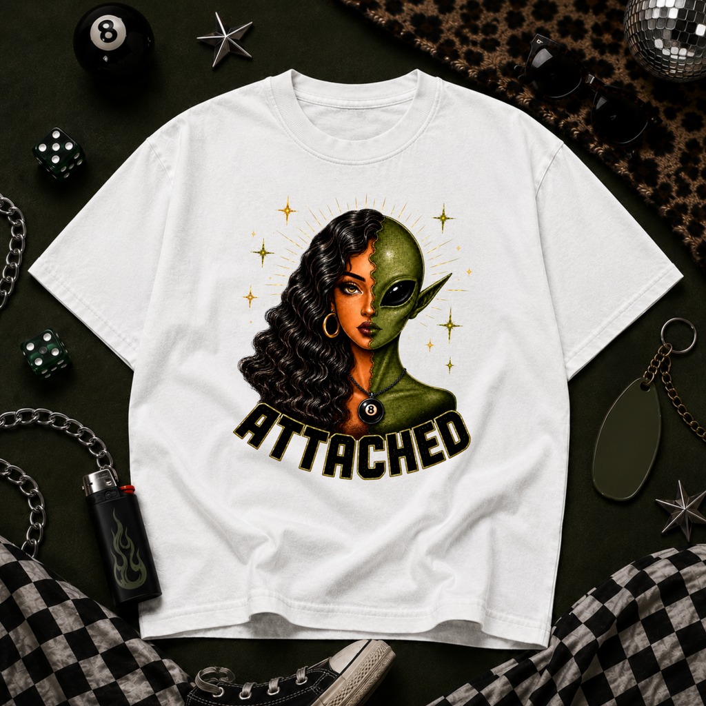 Attached Alien Girl Graphic Tee