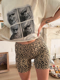 Leopard Biker Shorts