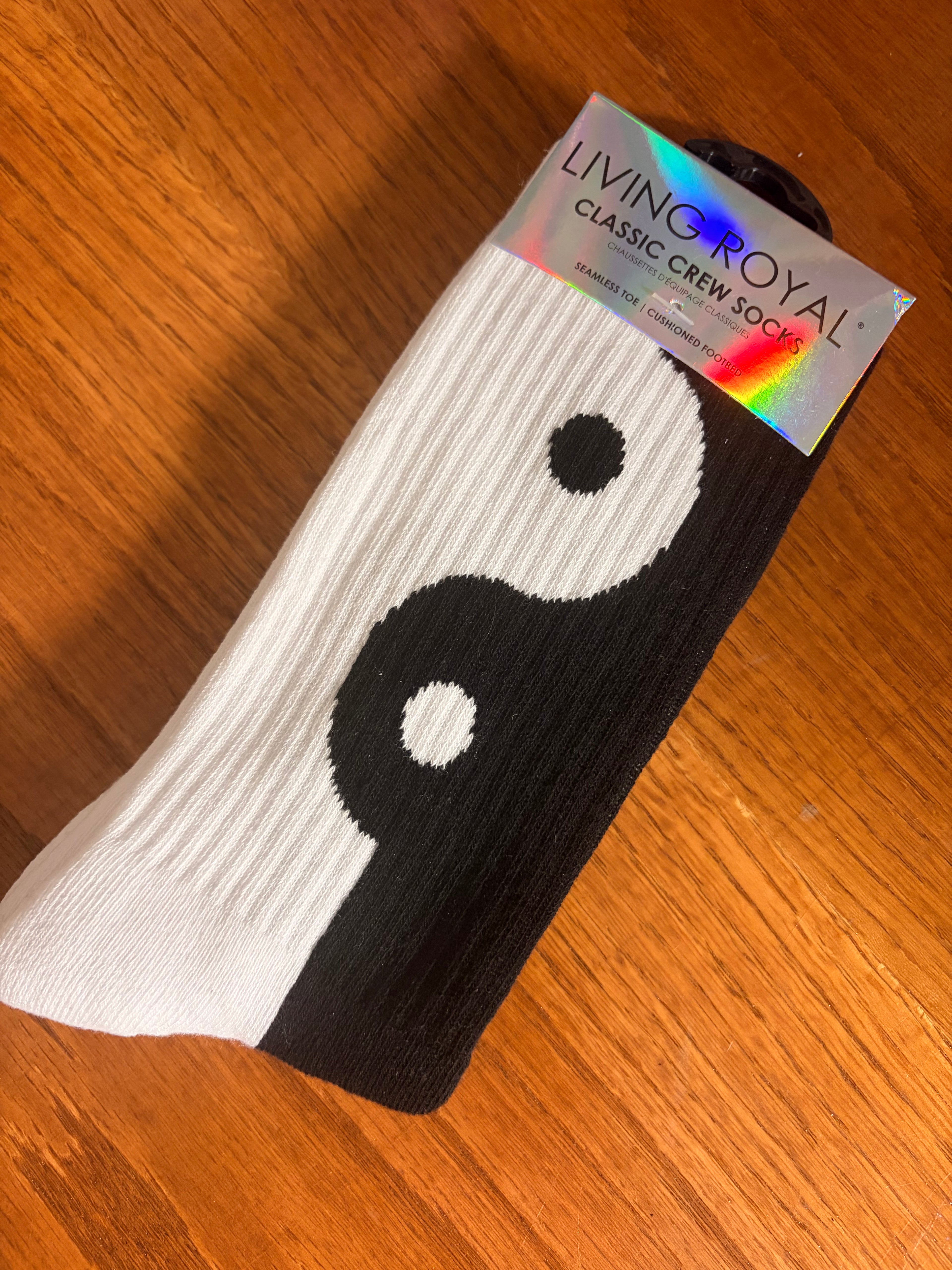 Yin Yang Crew Socks