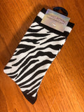 Zebra Crew Socks