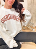 Faux Yarn Overthinker Graphic Top