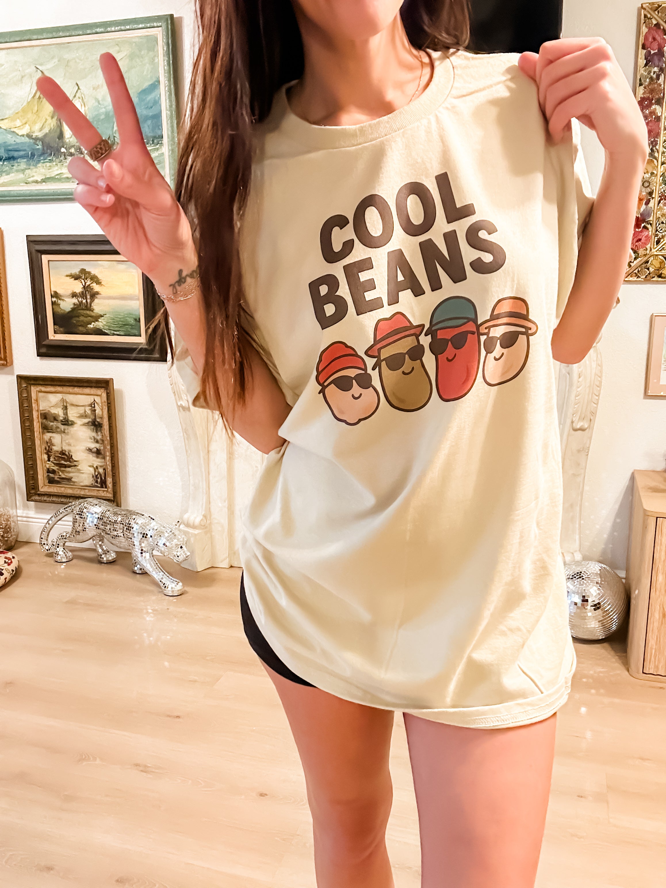 Cool Beans Graphic Top
