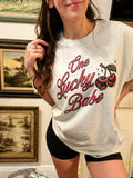 One Lucky Babe Graphic Top