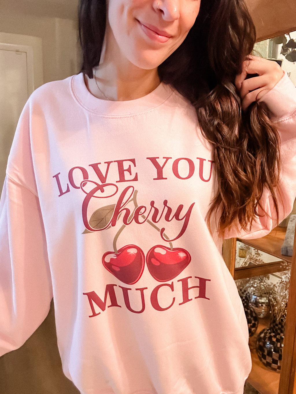 Cherry Much Graphic Top