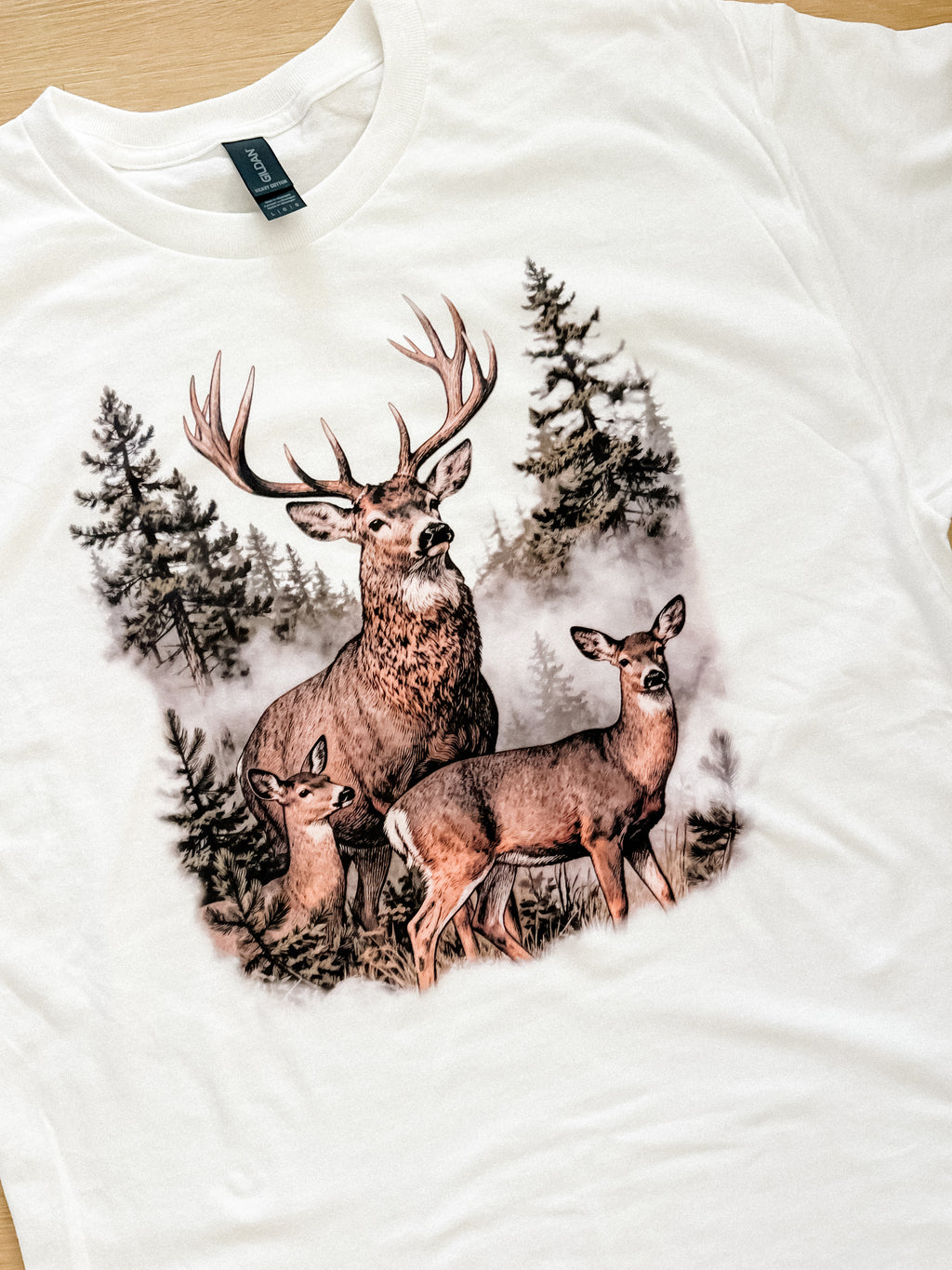 Vintage Deer Graphic Top