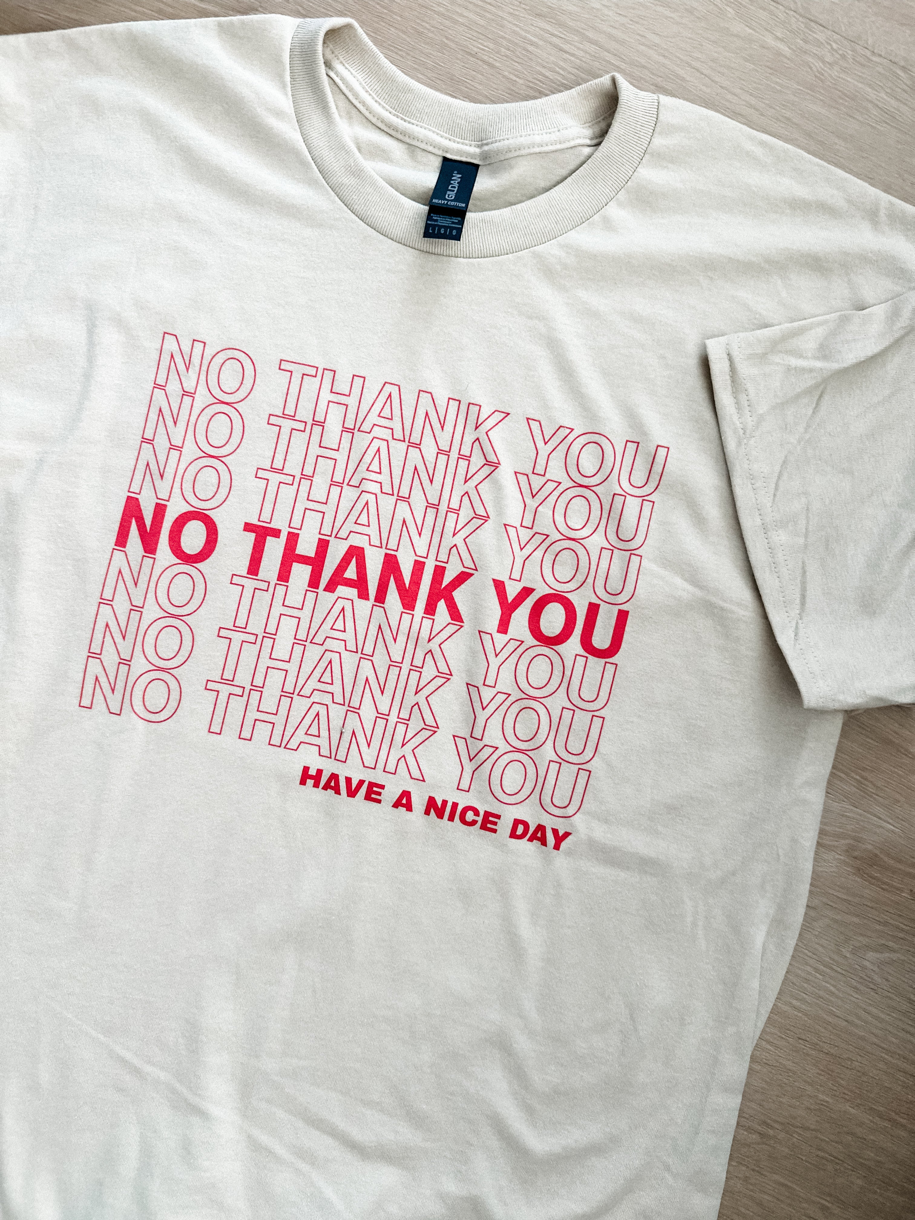 Grocery No Thank You Graphic Top