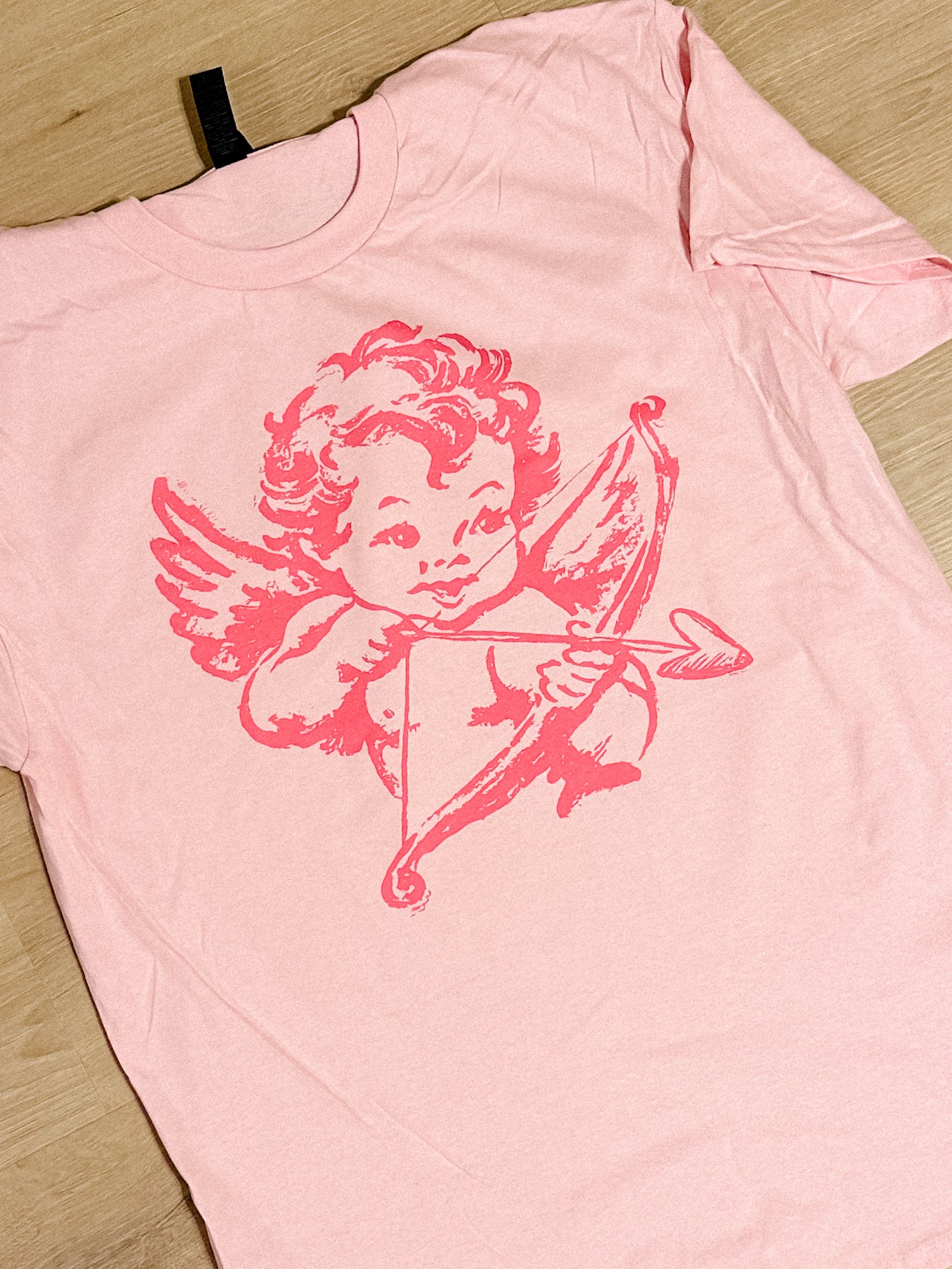 Cupid Color On Color Graphic Top