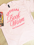 Bookworm Color On Color Graphic Top