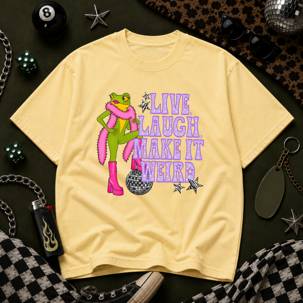 Live Laugh Make It Weird Graphic Tee