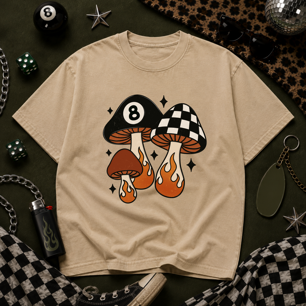 Trendy Mushrooms Graphic Tee