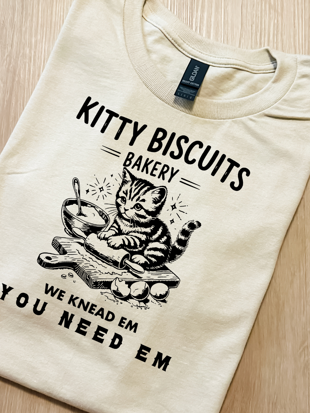 Kitty Biscuits Graphic Top