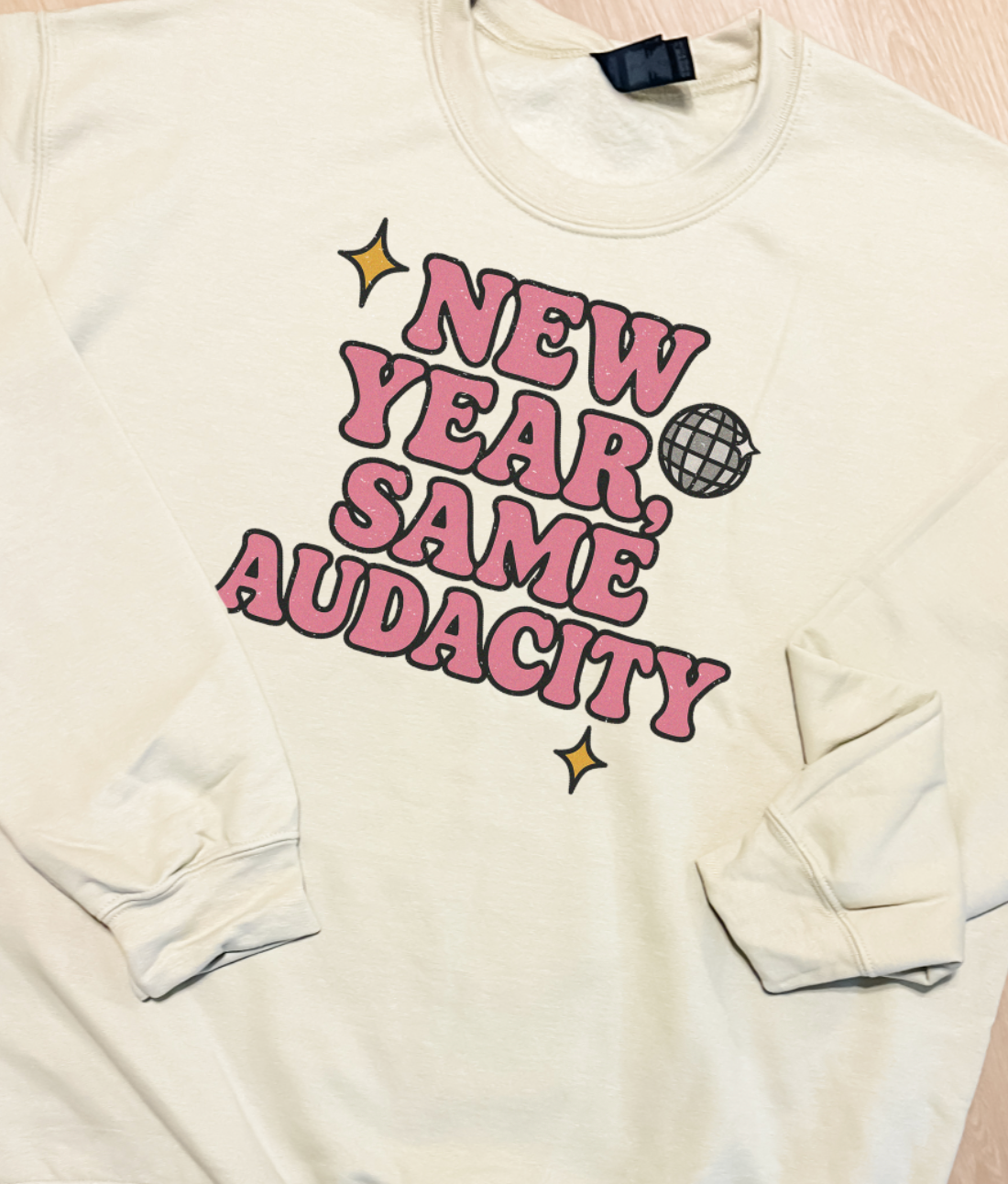 New Year Same Audacity Graphic Top