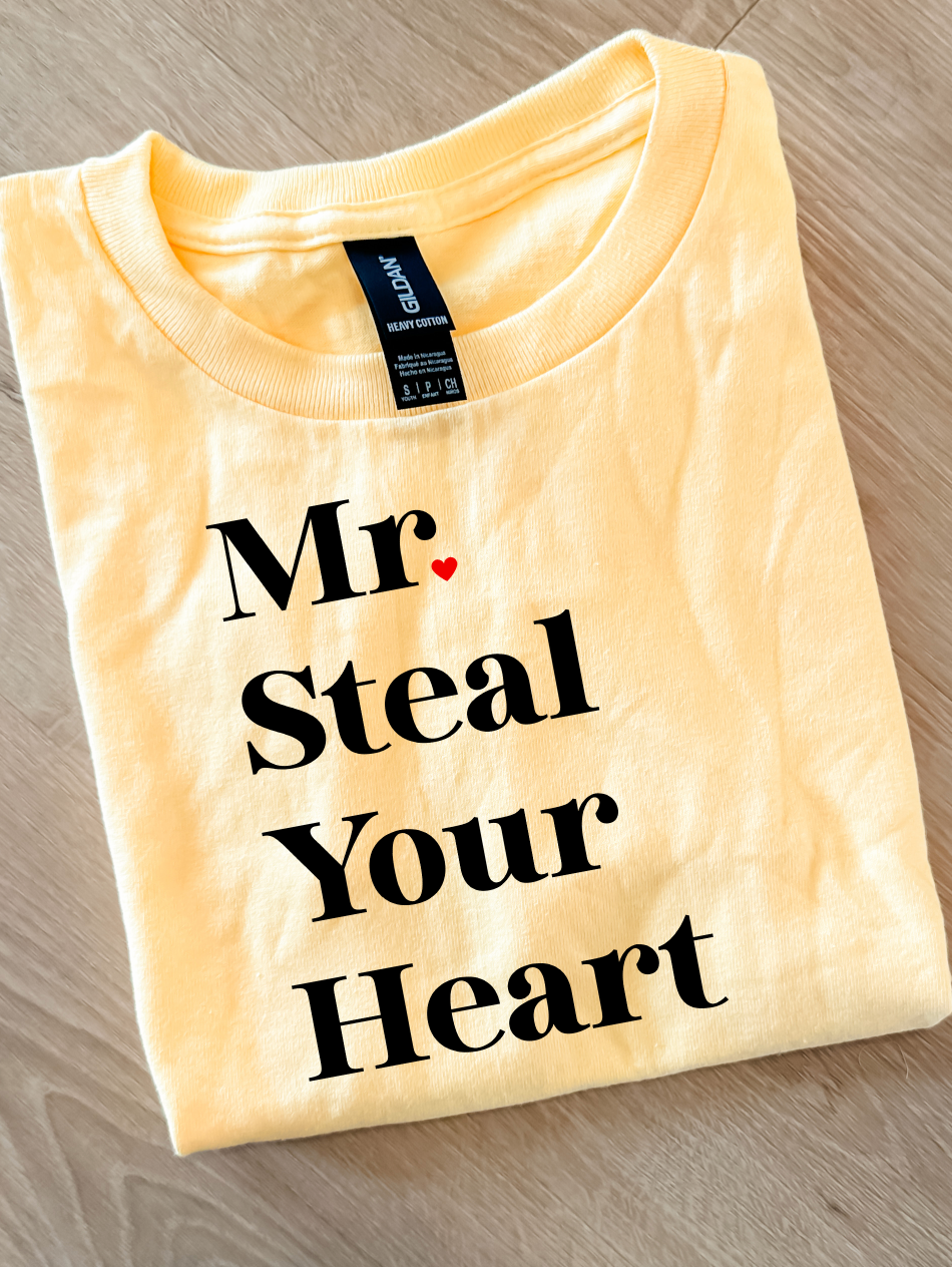 Youth Mr. Steal Your Heart Graphic Tee