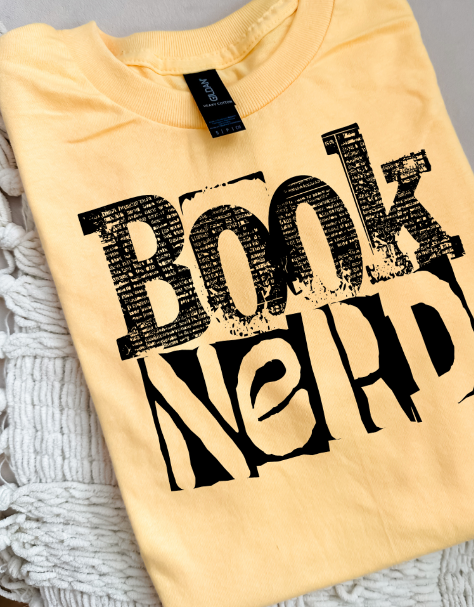 Book Nerd Graphic Top