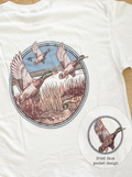 Men's Flying Mallard Duck Graphic Tee