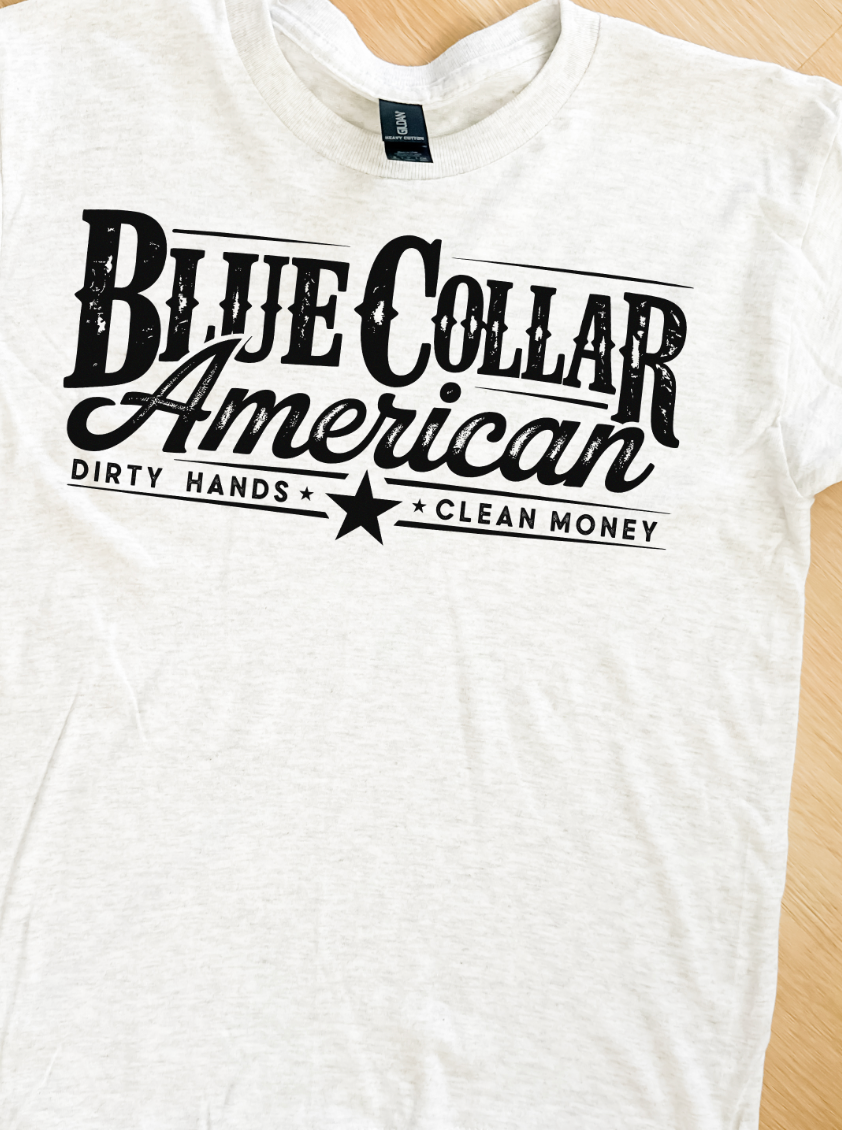 Men's Blue Collar American Graphic Tee