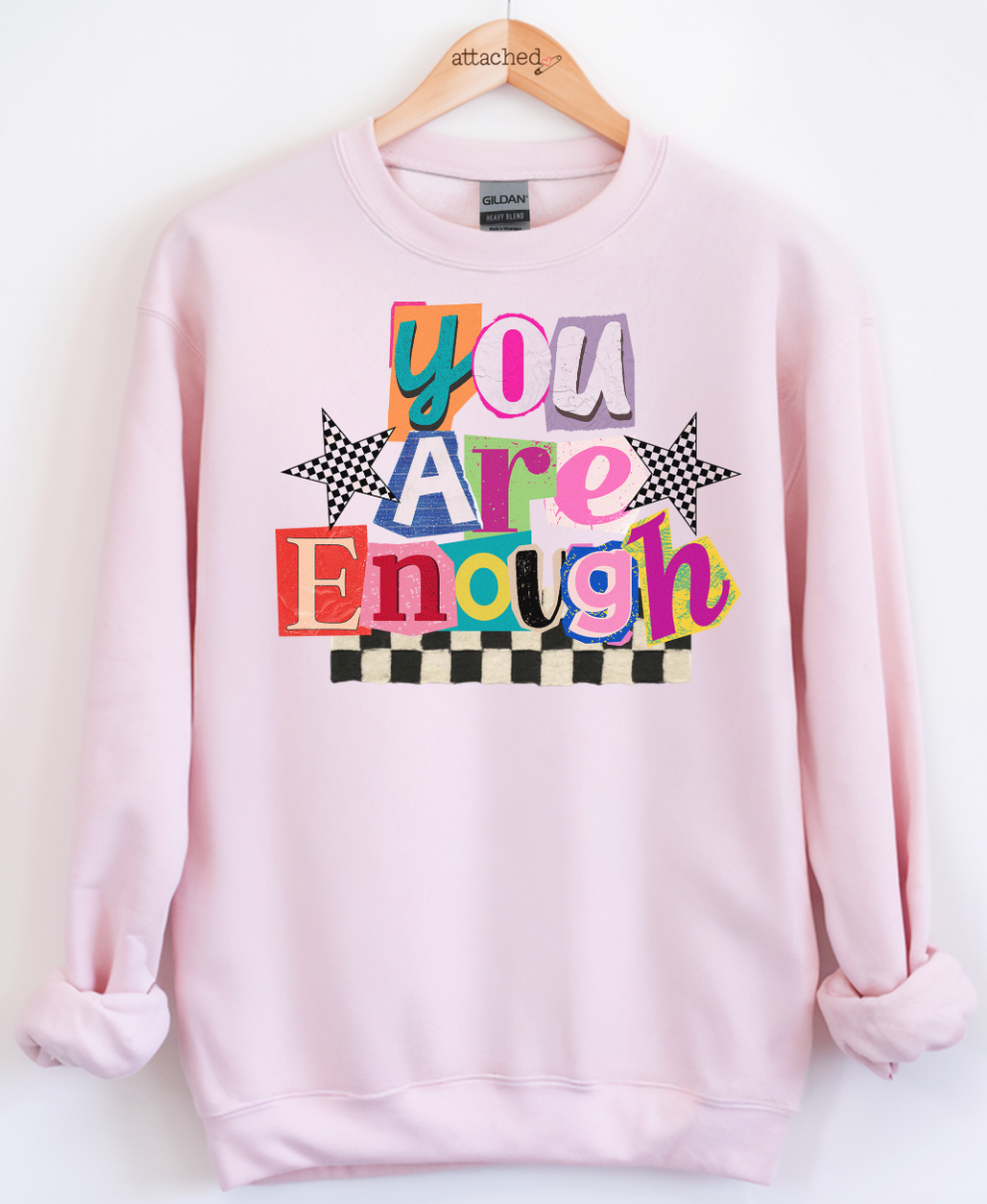 You Are Enough Ransom Graphic Top