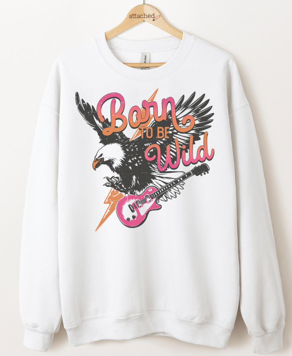 Born To Be Wild Eagle Graphic Top