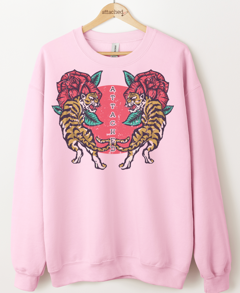 Attached Tigers Graphic Top