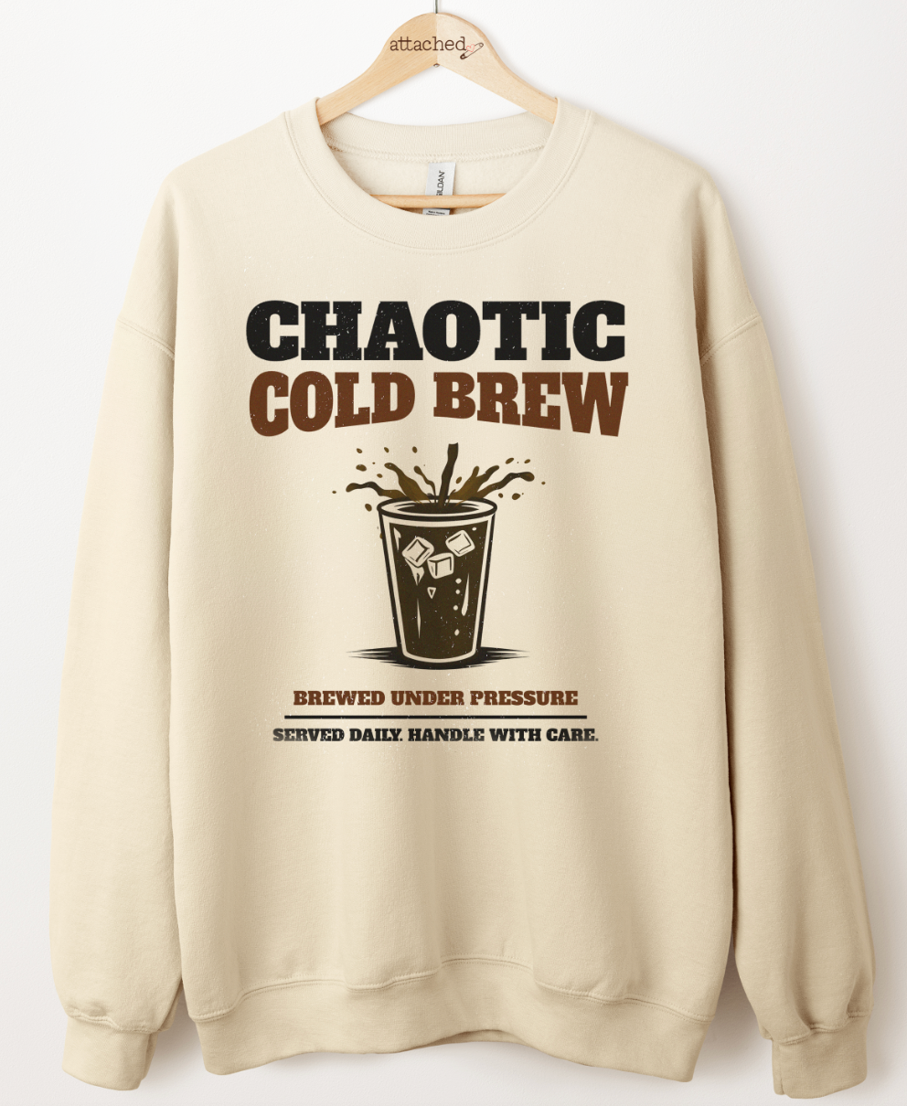 Chaotic Cold Brew Graphic Top