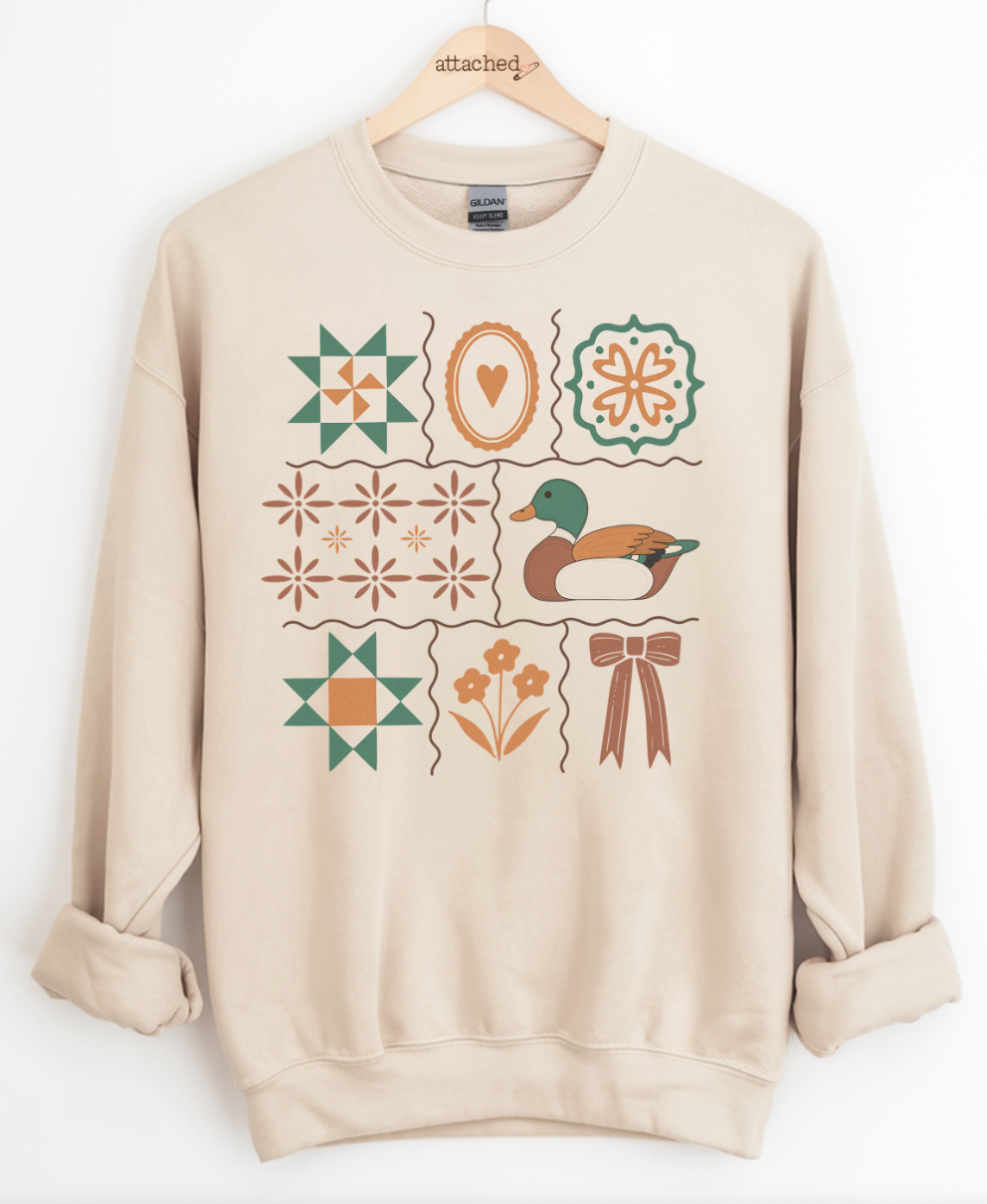 Cottagecore Collage Graphic Top