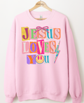 Jesus Loves You Graphic Top