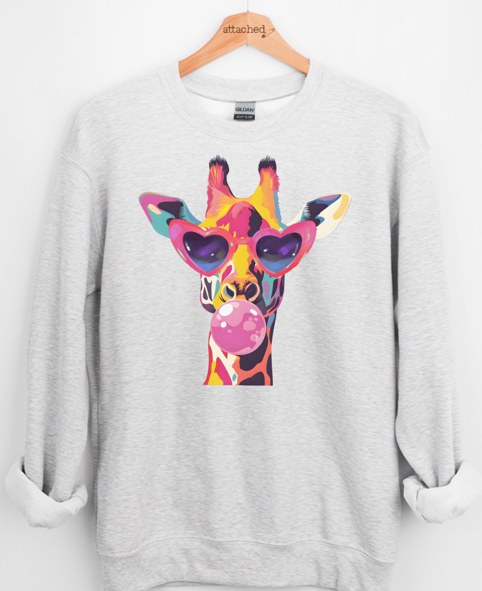 Bubble Giraffe Graphic Top