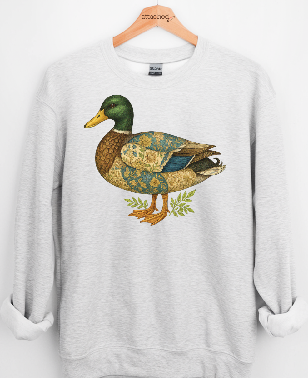 Patchwork Mallard Duck Graphic Top