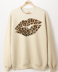 Leopard Lips Graphic Top
