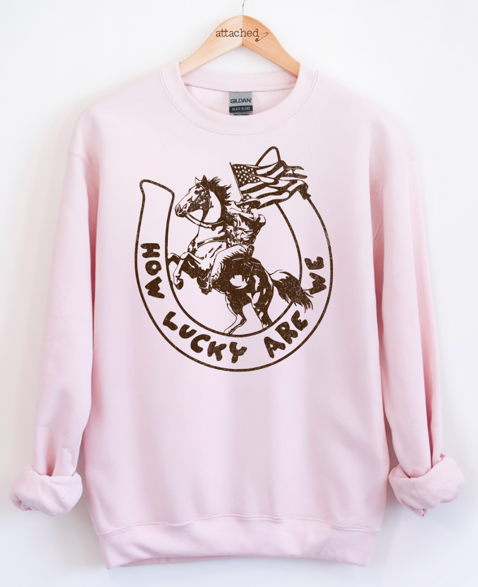 Lucky Horseshoe Graphic Top