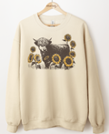 Sunflower Cow Graphic Top