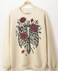 Rose Ribcage Graphic Top