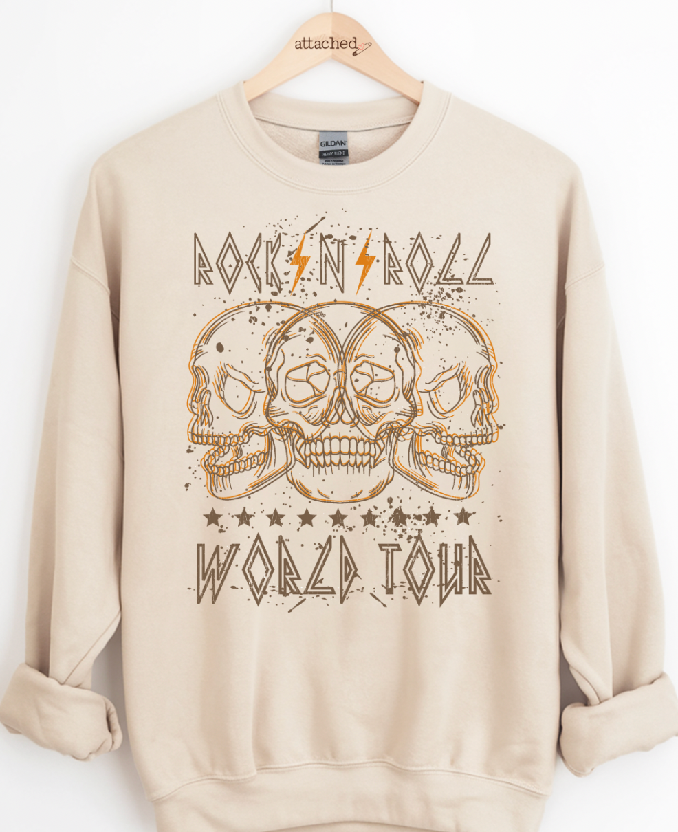 World Tour Skulls Graphic Top