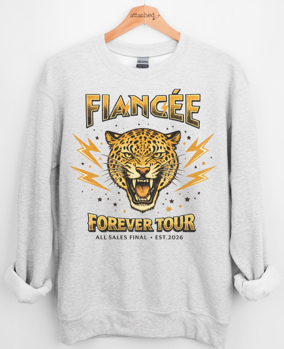 Custom Year Fiancee Concert Graphic Top