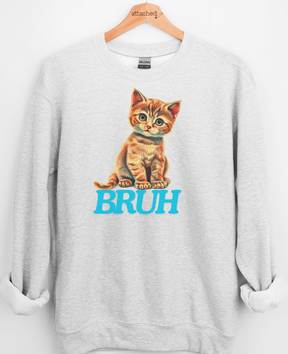 Bruh Cat Graphic Top