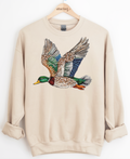 Faux Jewel Duck Graphic Top