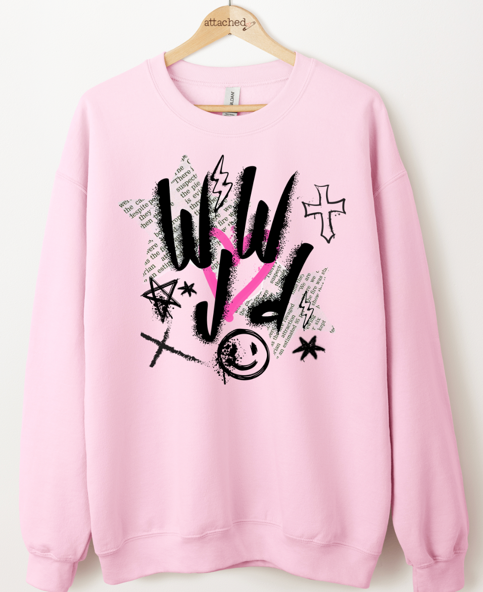 Trendy WWJD Graphic Top