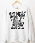 Hot Mess Before Coffee Graphic Top
