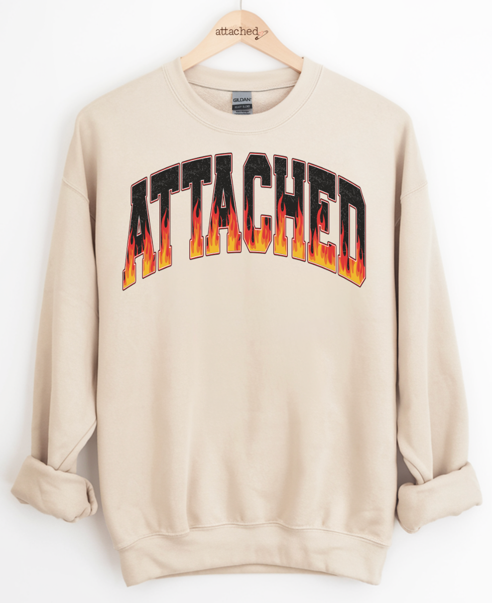 Attached Flames Graphic Top