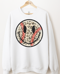 Leopard Baseball Graphic Top