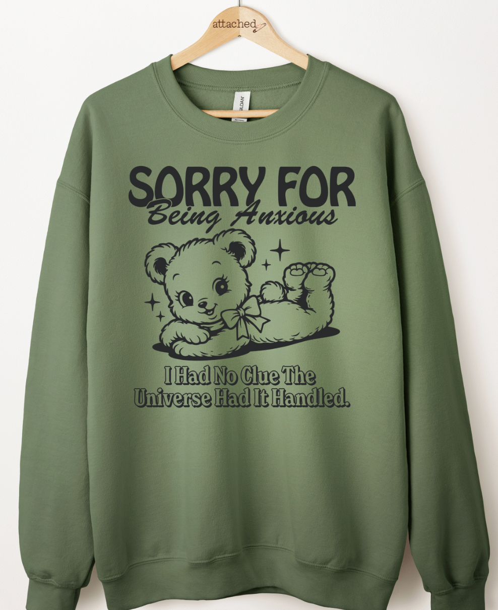 Sorry For Being Anxious Graphic Top