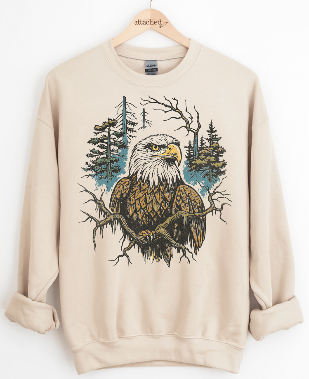 Retro Eagle Graphic Top