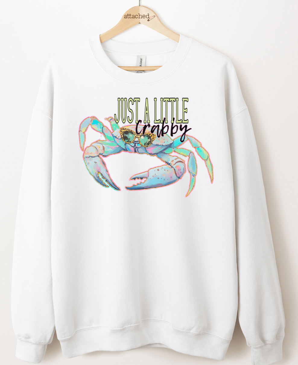 Just A Little Crabby Graphic Top