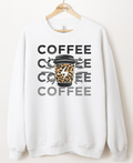 Leopard Coffee Graphic Top